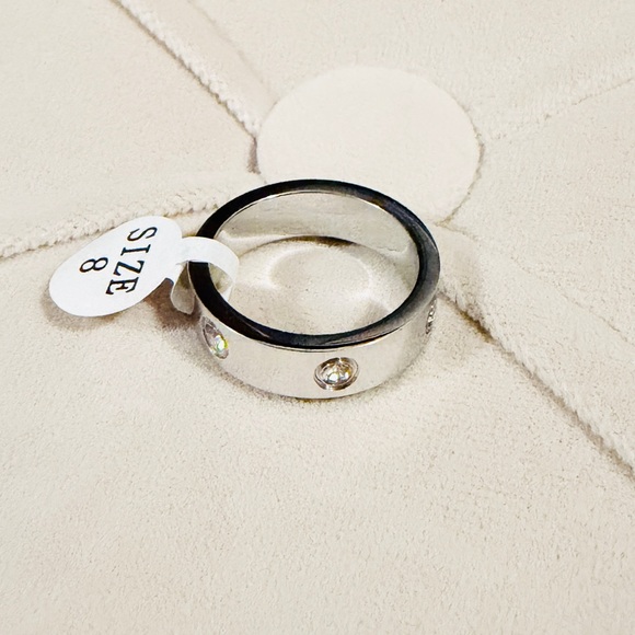 2/$60 NWOT SS with CZ Ring sz 7 - Picture 4 of 4